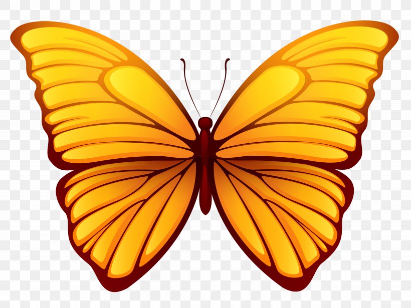 Butterfly Clip Art, PNG, 5698x4274px, Butterfly, Arthropod, Brush Footed Butterfly, Butterflies And Moths, Greta Oto Download Free