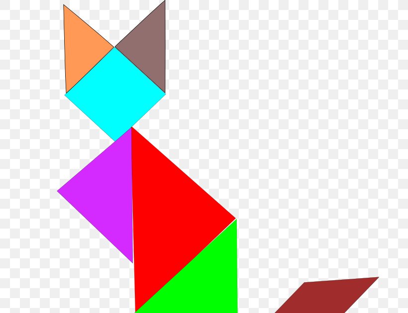 Cat Tangram Gato Triangle, PNG, 704x630px, Cat, Area, Blogger, Brand, Diagram Download Free