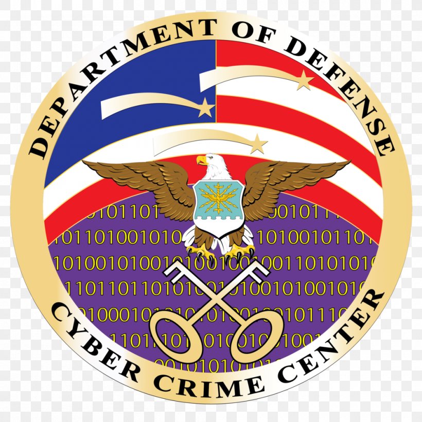 Department Of Defense Cyber Crime Center Cybercrime United States Department Of Defense Organization, PNG, 1000x1000px, Cybercrime, Badge, Brand, Computer, Computer Forensics Download Free