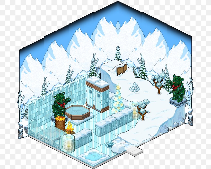 Habbo Sulake Natal Room Winter, PNG, 688x657px, Habbo, City, Fireplace, Habbox, Hotel Download Free