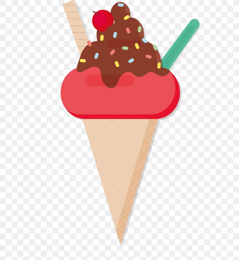 Ice Cream Cones Graphic Design Illustration, PNG, 1863x2025px, Ice Cream, Cone, Dairy Product, Dessert, Flat Design Download Free