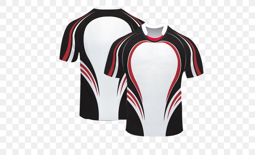 Jersey T-shirt Rugby Shirt, PNG, 500x500px, Jersey, Active Shirt, Black, Brand, Clothing Download Free