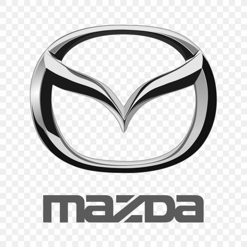 Mazda Demio Car Mazda CX-5 Mazda3, PNG, 1500x1500px, Mazda, Automotive Design, Black And White, Body Jewelry, Brand Download Free