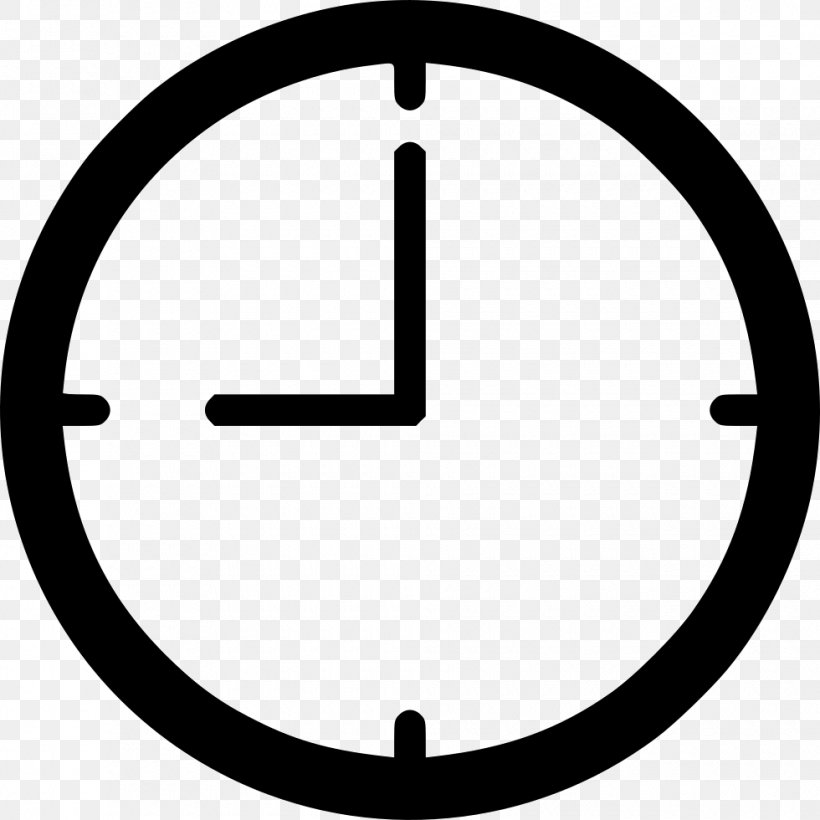 Vector Graphics Clock Watch Royalty-free, PNG, 980x980px, Clock, Alarm Clocks, Blackandwhite, Emoticon, Home Accessories Download Free