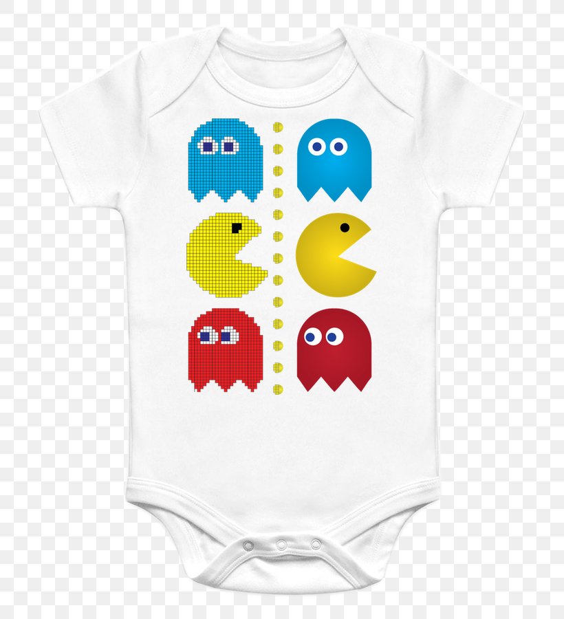 Baby & Toddler One-Pieces T-shirt Onesie Pac-Man Gamer, PNG, 755x900px, Baby Toddler Onepieces, Baby Products, Baby Toddler Clothing, Brand, Clothing Download Free