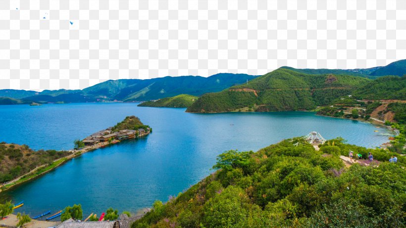 Lijiang Xishuangbanna Dai Autonomous Prefecture Lugu Lake Qinghai Lake U909bu6d77, PNG, 1920x1080px, Lijiang, Fjord, Hill Station, Inlet, Lake Download Free
