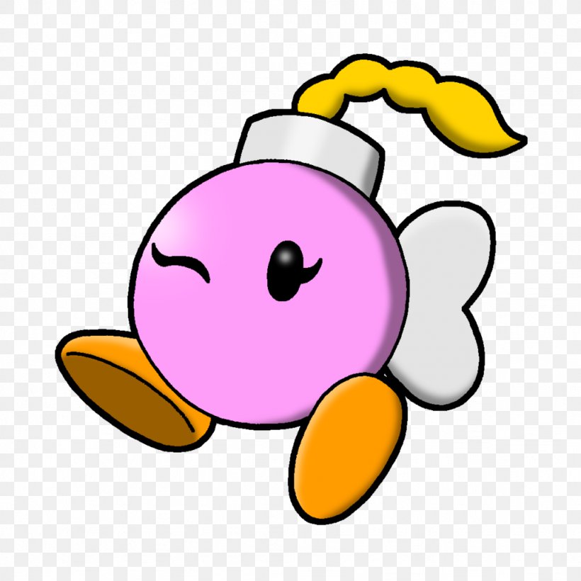 Paper Mario Bombette Fan Art Character, PNG, 1024x1024px, Paper Mario, Art, Artwork, Bombette, Cartoon Download Free