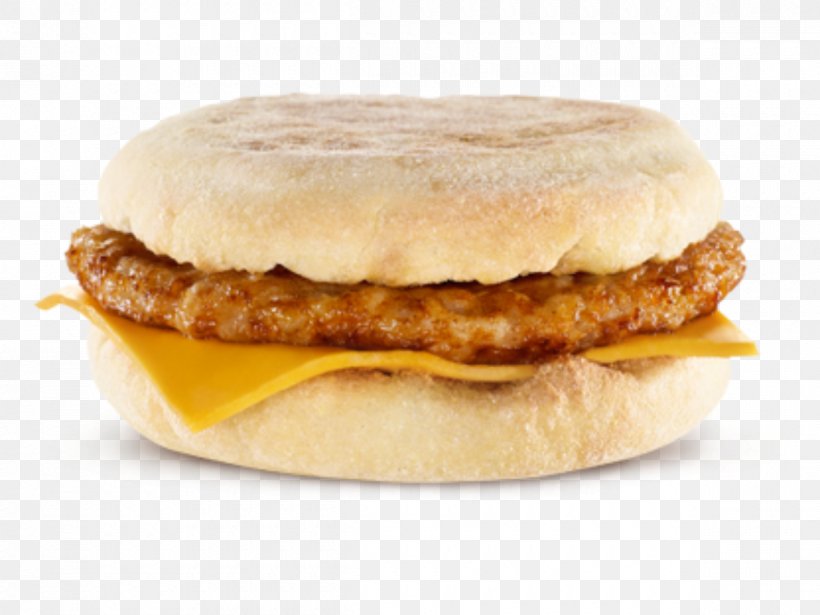 McDonald's Sausage McMuffin Breakfast Sandwich Hamburger Bacon, Egg And