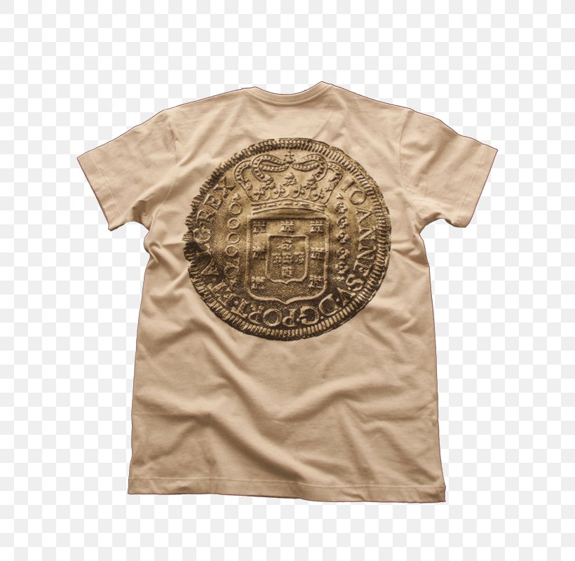 T-shirt Rua Maria Brown Pará Phrase Doubloon, PNG, 611x800px, 1500, Tshirt, Beige, Brazil, Doubloon Download Free