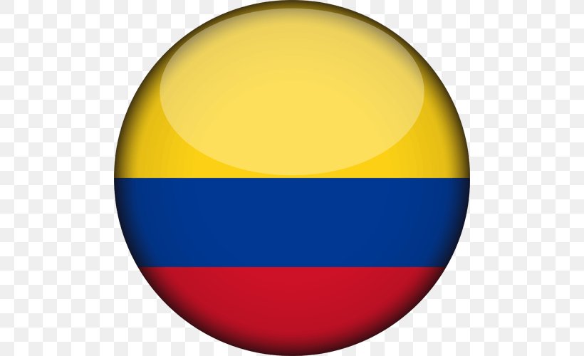 Flag Of Colombia Flag Of The United States National Symbols Of Colombia, PNG, 500x500px, Flag Of Colombia, Ball, Colombia, Emoji, Flag Download Free