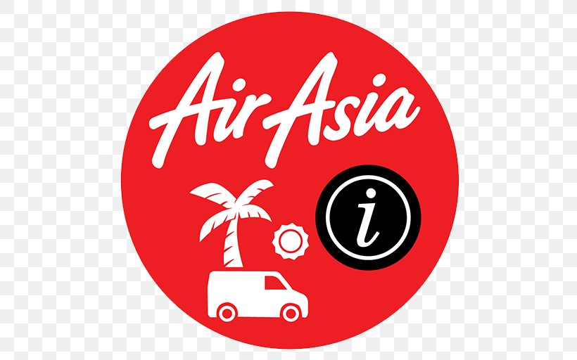 AirAsia Logo Click Connect Co.,Ltd. Brand Travel, PNG, 512x512px, Airasia, Area, Brand, Iphone, Logo Download Free