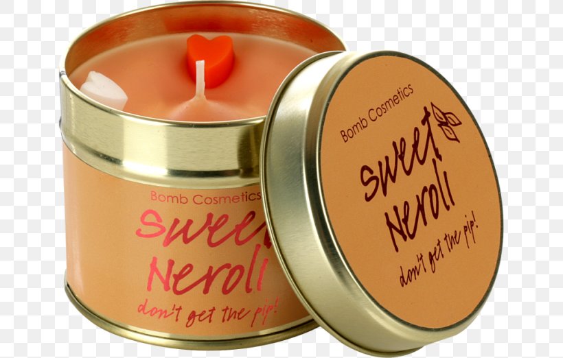 Bomb Cosmetics Shimmering Sands Geurkaars Neroli Candle Wax, PNG, 649x522px, Geurkaars, Candle, Cosmetics, Flavor, Lighting Download Free