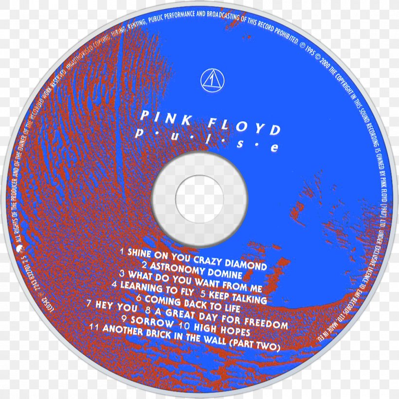 Pulse Compact Disc Pink Floyd Animals Ummagumma, PNG, 1000x1000px, Watercolor, Cartoon, Flower, Frame, Heart Download Free