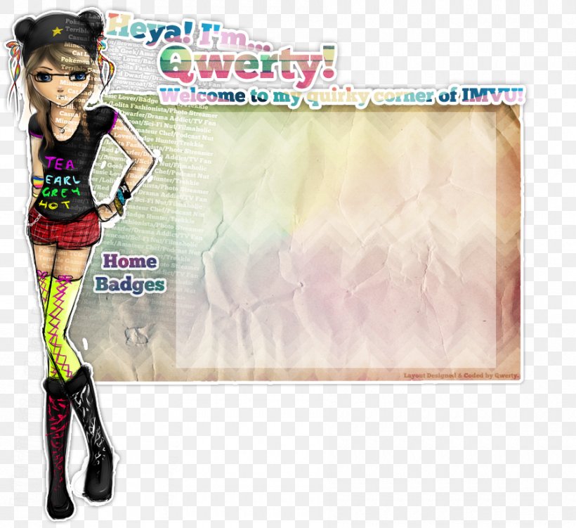 IMVU Avatar Page Layout User, PNG, 900x825px, Watercolor, Cartoon, Flower, Frame, Heart Download Free