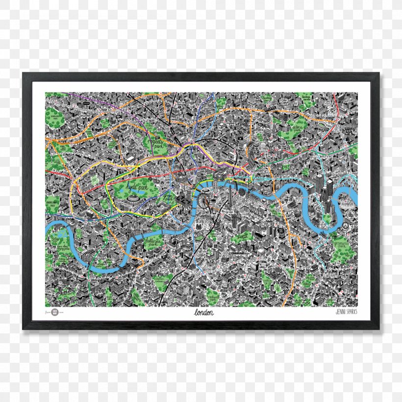Trail Map Kensington Central London ArcelorMittal Orbit, PNG, 1000x1000px, Map, A2 Road, Arcelormittal Orbit, Association Of Illustrators, Central London Download Free