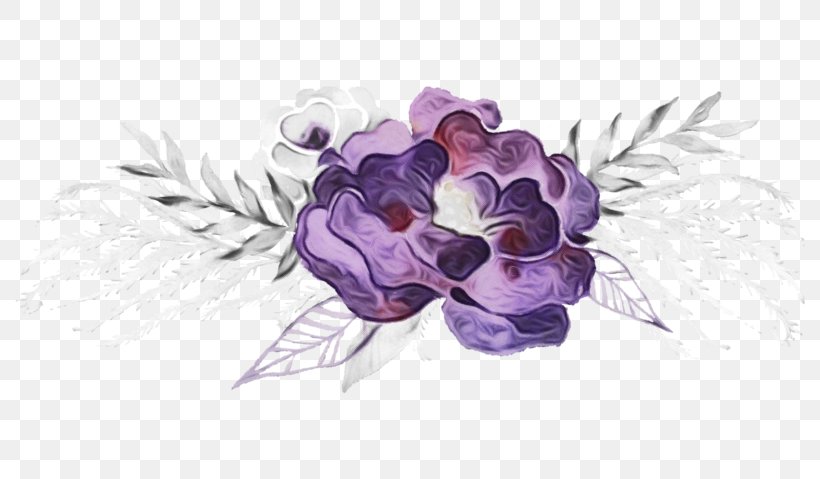 Violet Purple Plant Flower Hydrangea, PNG, 800x479px, Watercolor, Anemone, Cornales, Drawing, Flower Download Free