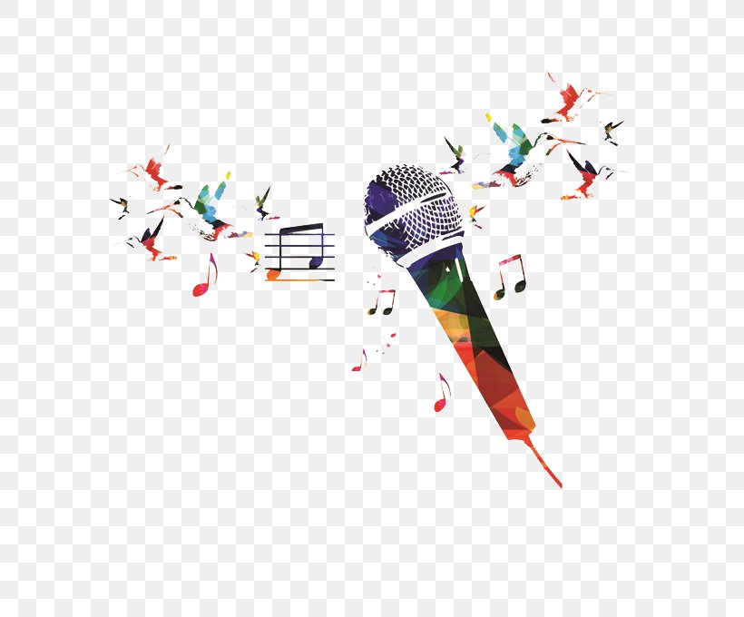 Microphone Watercolor Painting, PNG, 680x680px, Watercolor, Cartoon, Flower, Frame, Heart Download Free