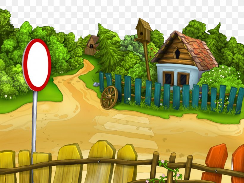 Natural Landscape Rural Area Landscape Farm Animation, PNG, 1000x750px, Natural Landscape, Animation, Building, Farm, Games Download Free