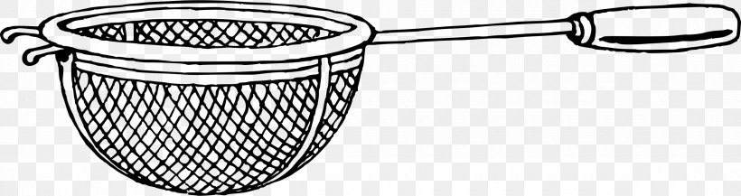 Sieve Matcha Clip Art, PNG, 2400x636px, Sieve, Bathroom Accessory, Black And White, Colander, Cooking Download Free