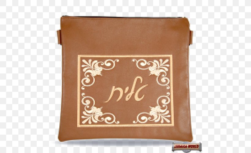 Tallit Suede Bag Embroidery Leather, PNG, 500x500px, Tallit, Bag, Brown, Craft, Embroidery Download Free