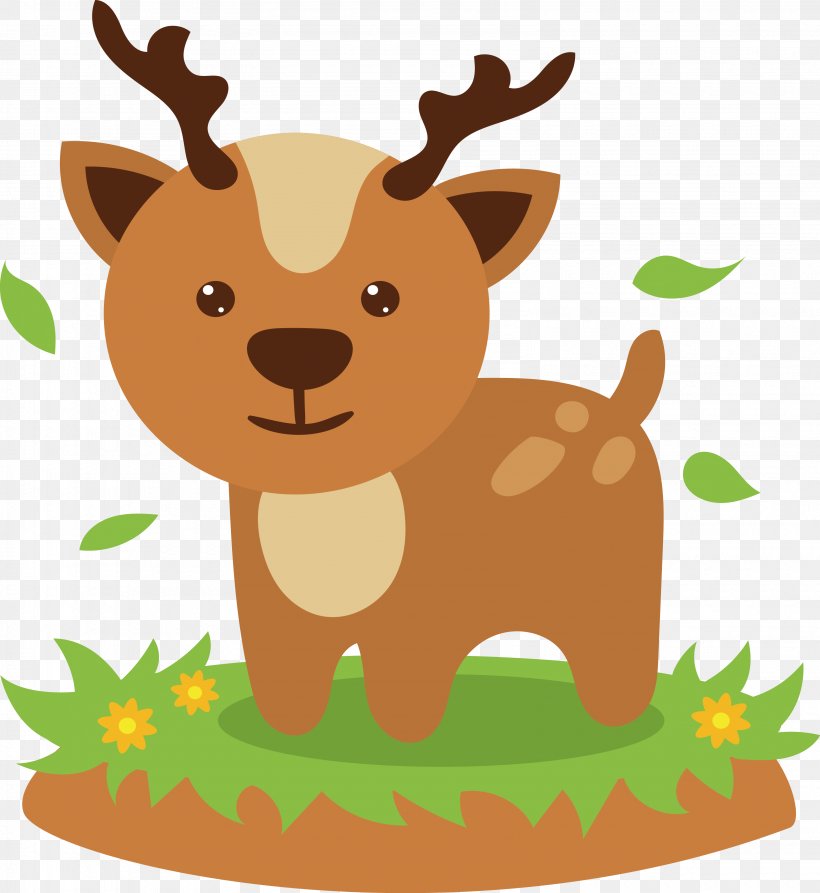 Deer Cartoon, PNG, 3170x3454px, Deer, Animal, Antler, Carnivoran, Cartoon Download Free