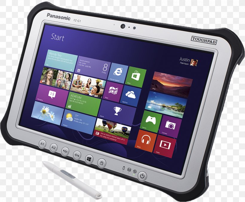 Microsoft Tablet PC Laptop Rugged Computer Panasonic Toughpad, PNG, 1206x995px, Microsoft Tablet Pc, Computer, Computer Accessory, Display Device, Electronic Device Download Free