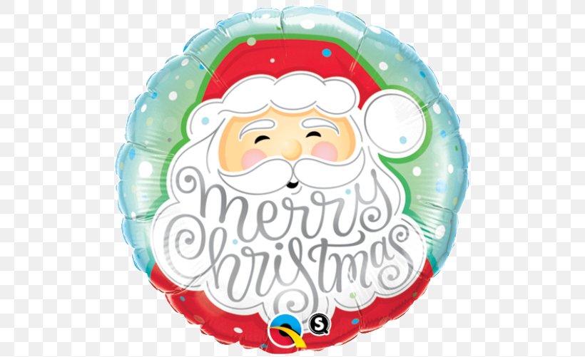 Santa Claus Balloon Christmas Decoration Christmas Eve, PNG, 501x501px, Santa Claus, Baby Shower, Balloon, Birthday, Christmas Download Free