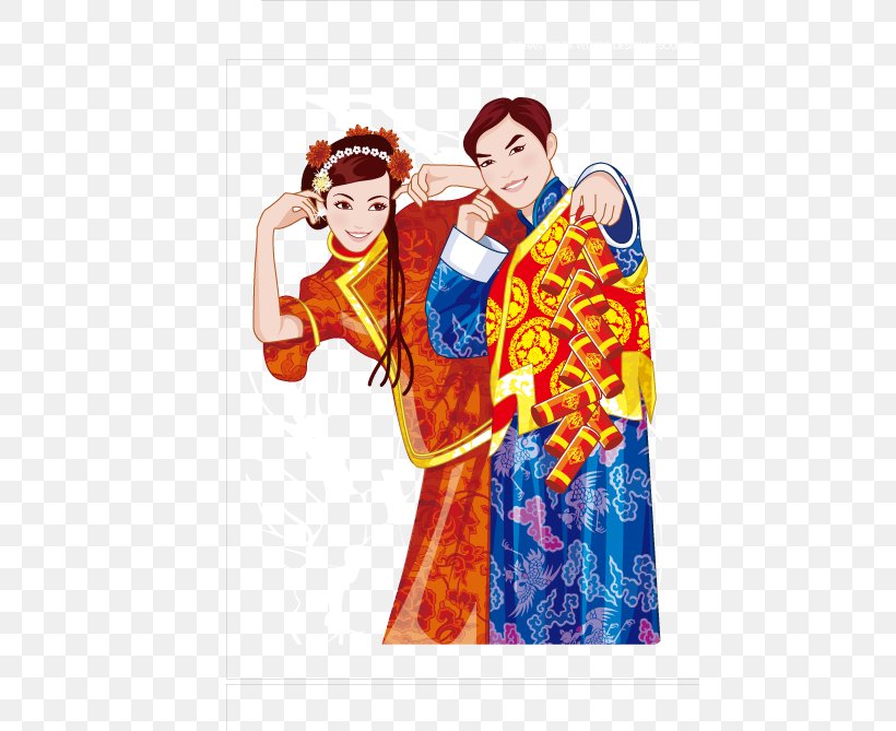 Tangzhuang Bride Download, PNG, 461x669px, Tangzhuang, Art, Bride, Bridegroom, Chinese Marriage Download Free