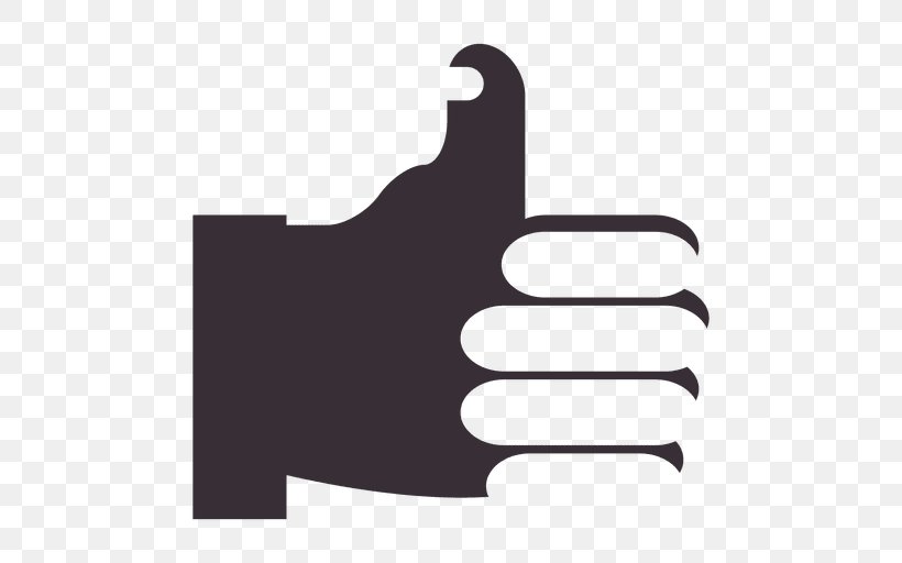 Thumb Signal Finger, PNG, 512x512px, Thumb, Black And White, Finger, Hand, Silhouette Download Free