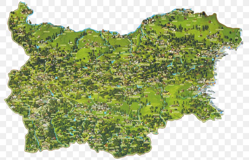 Bulgaria Overview Map Tourism Tourist Attraction, PNG, 800x529px, Bulgaria, Bulgarian Language, Leaf Vegetable, Map, Overview Map Download Free