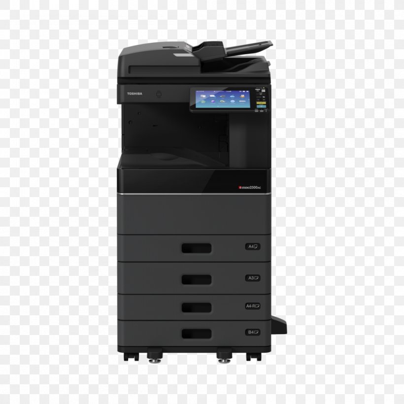 Photocopier Multi-function Printer Toshiba Printing, PNG, 1000x1000px, Photocopier, Black, Electronic Device, Hp Laserjet, Image Scanner Download Free