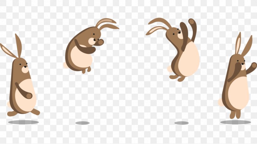 Rabbit Cartoon Bunny Hopping Illustration Image, PNG, 1000x563px, Rabbit, Animation, Bunny Hop, Carnivoran, Cartoon Download Free