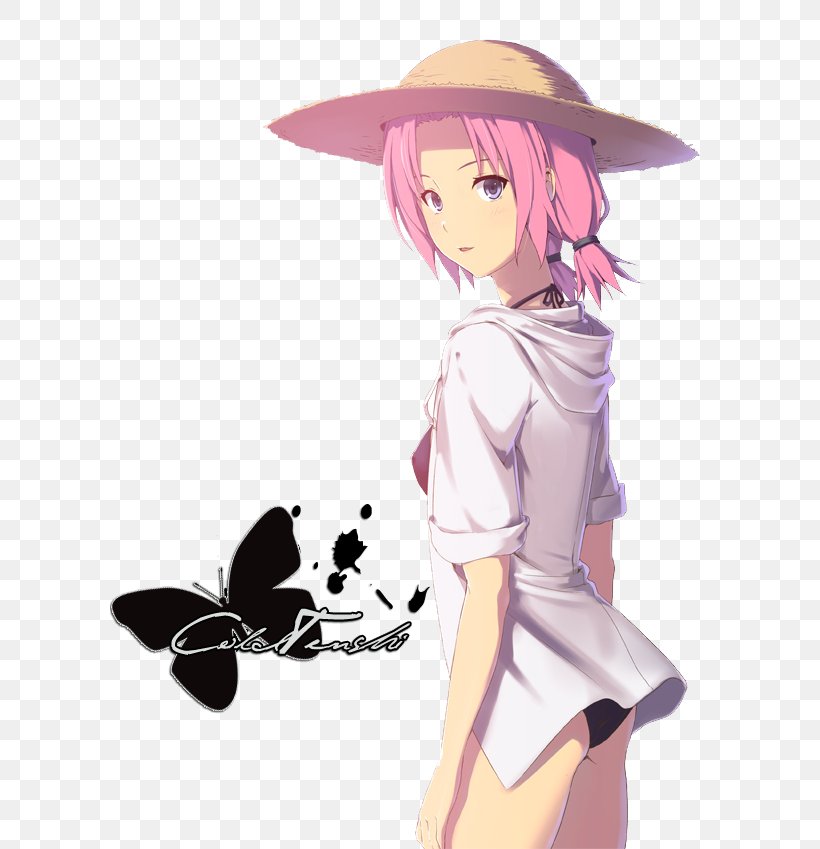 Sakura Haruno Naruto Uzumaki Sasuke Uchiha Hinata Hyuga, PNG, 600x849px, Watercolor, Cartoon, Flower, Frame, Heart Download Free