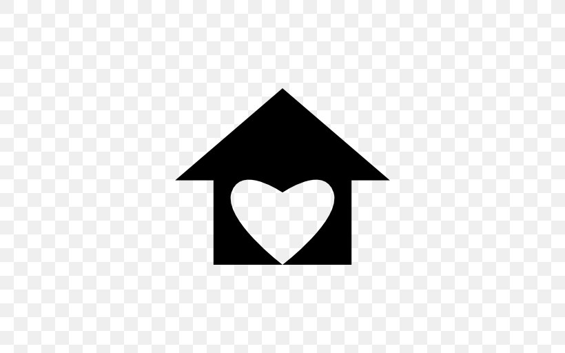 House Clip Art, PNG, 512x512px, House, Area, Black, Black And White, Heart Download Free