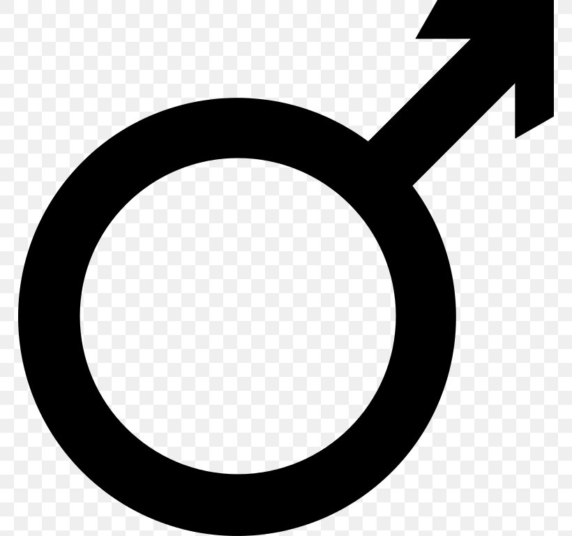 Gender Symbol Male Clip Art, PNG, 768x768px, Gender Symbol, Alchemical Symbol, Black And White, Brand, Female Download Free