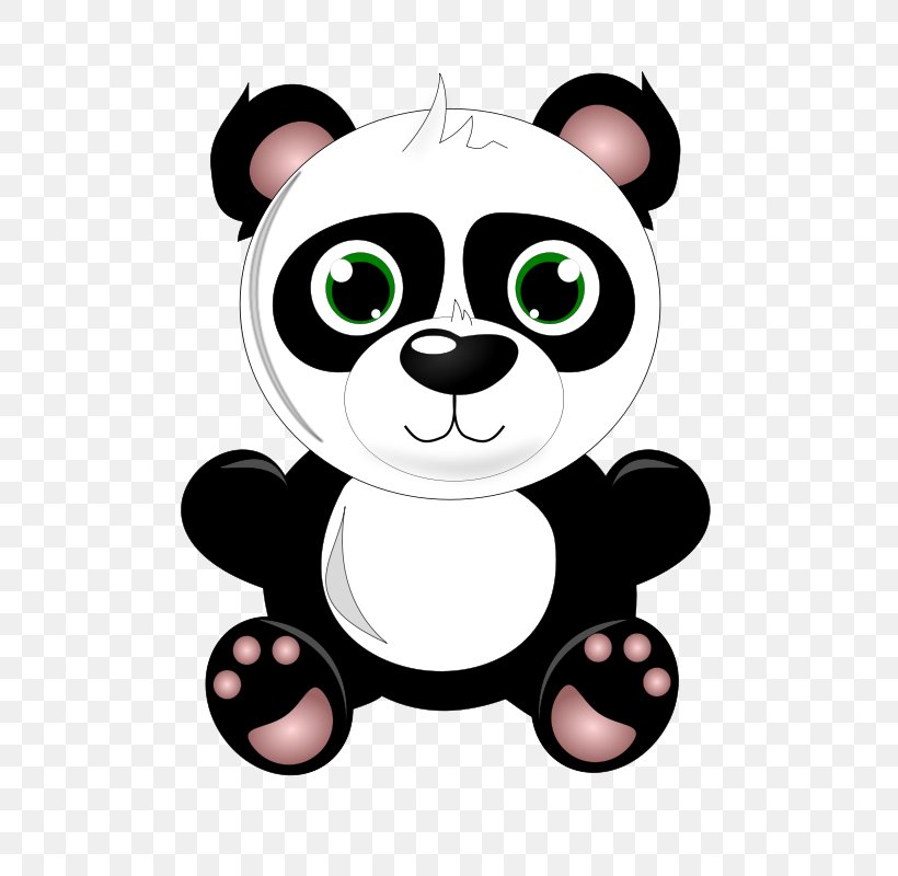 Giant Panda Bear Baby Grizzly Clip Art, PNG, 566x800px, Watercolor, Cartoon, Flower, Frame, Heart Download Free