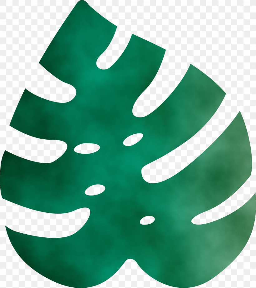 Green Leaf Teal M Symbol, PNG, 2667x3000px, Monstera, Biology, Green, Leaf, M Download Free