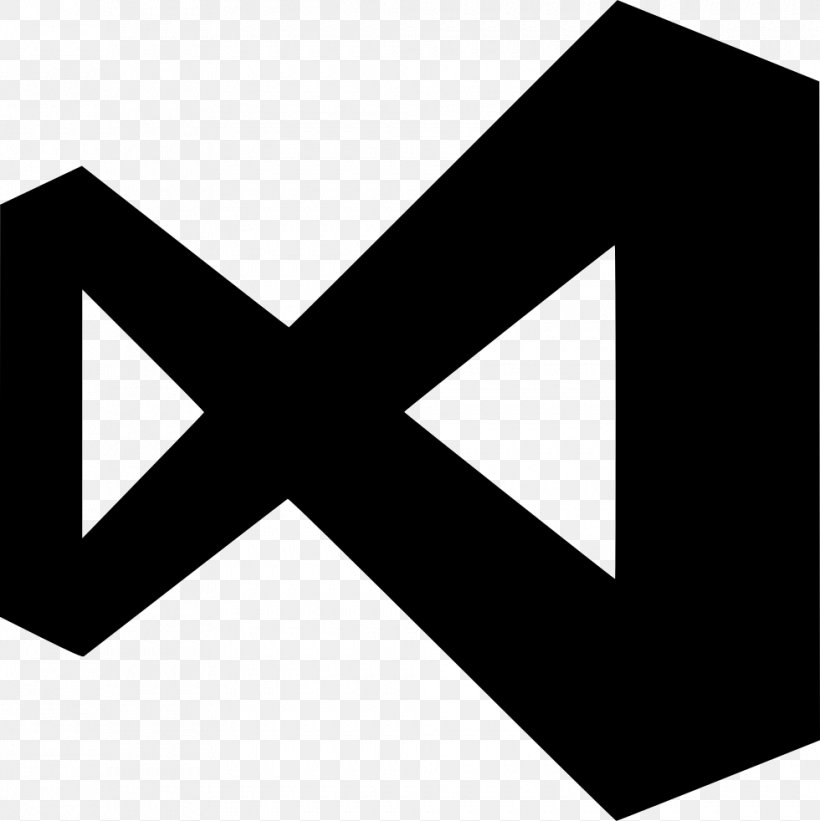 Microsoft Visual Studio Visual Studio Code Team Foundation Server Visual Programming Language, PNG, 980x982px, Microsoft Visual Studio, Black, Black And White, Brand, Computer Software Download Free