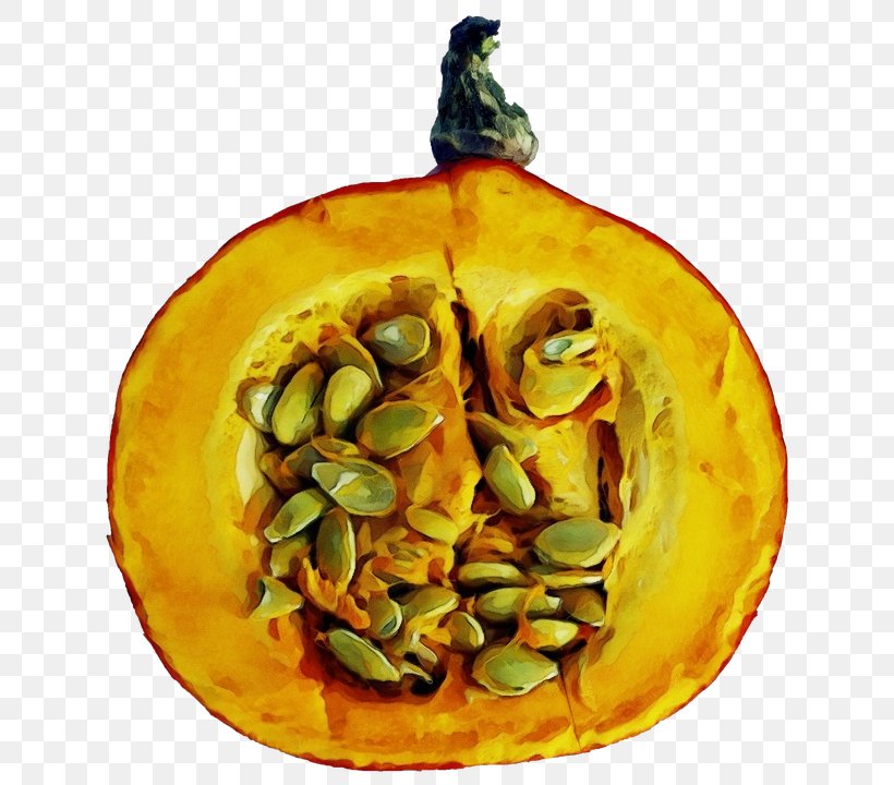 Pumpkin, PNG, 670x720px, Watercolor, Cucurbita, Food, Junk Food, Paint Download Free