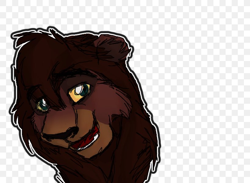 Bear Mouth Cat Cartoon, PNG, 800x600px, Bear, Big Cat, Big Cats, Brown Hair, Carnivoran Download Free