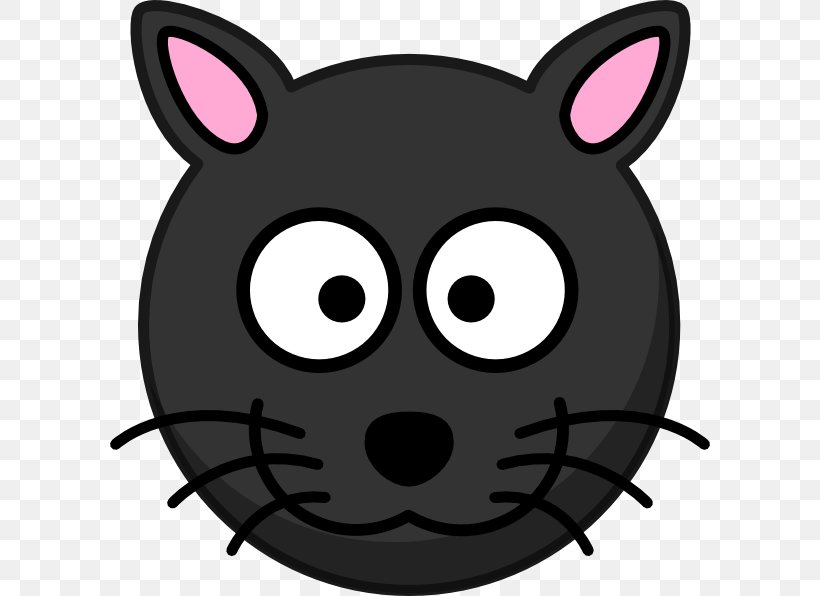 Cat Kitten Cartoon Clip Art, PNG, 600x596px, Cat, Bicolor Cat, Black And White, Black Cat, Carnivoran Download Free