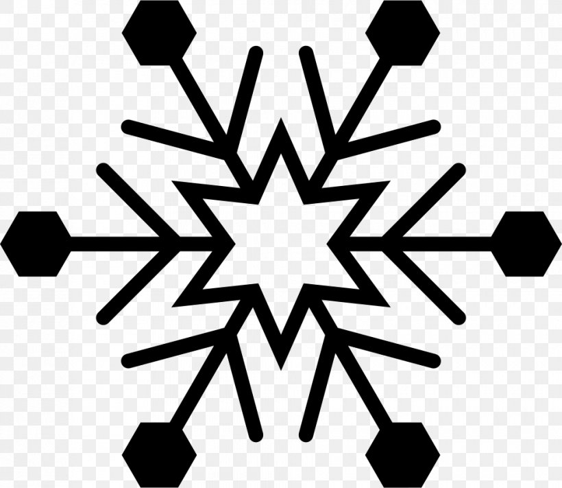Snowflake Hexagon Shape Line, PNG, 980x850px, Snowflake, Black, Black And White, Coloring Book, Crystal Download Free