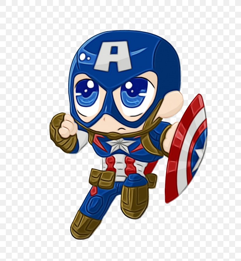 Captain America, PNG, 700x888px, Watercolor, Action Figure, Captain America, Cartoon, Costume Download Free