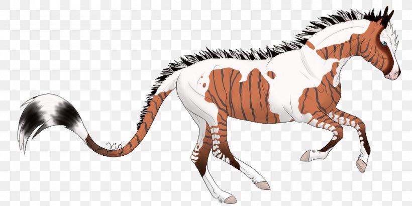 Mane Mustang Quagga Rein Clip Art, PNG, 1000x500px, 2019 Ford Mustang, Mane, Animal Figure, Artwork, Carnivora Download Free