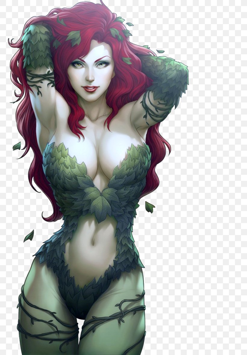 Poison Ivy Harley Quinn Batman Catwoman, PNG, 800x1178px, Watercolor, Cartoon, Flower, Frame, Heart Download Free
