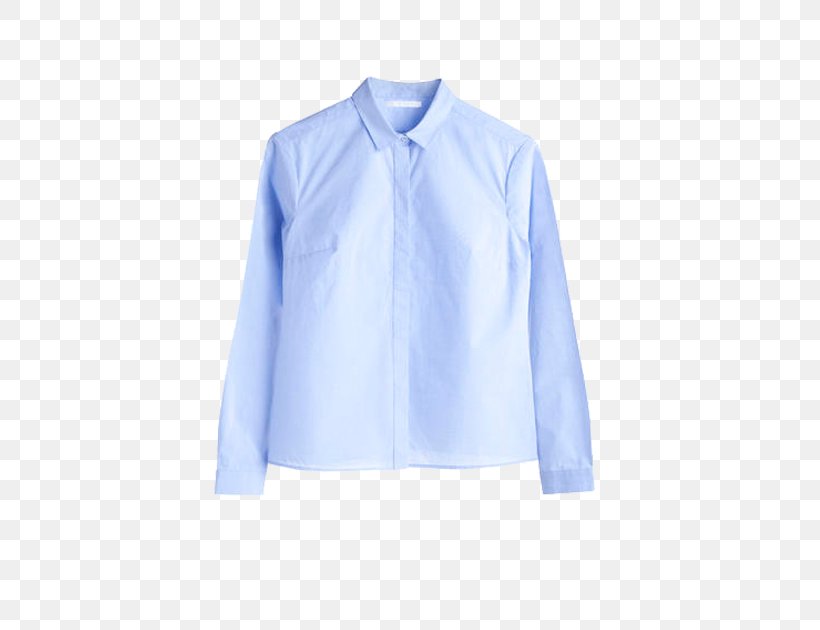 Blouse Dress Shirt Collar Weekday Button, PNG, 420x630px, Blouse, Blue, Button, Clothing Sizes, Collar Download Free