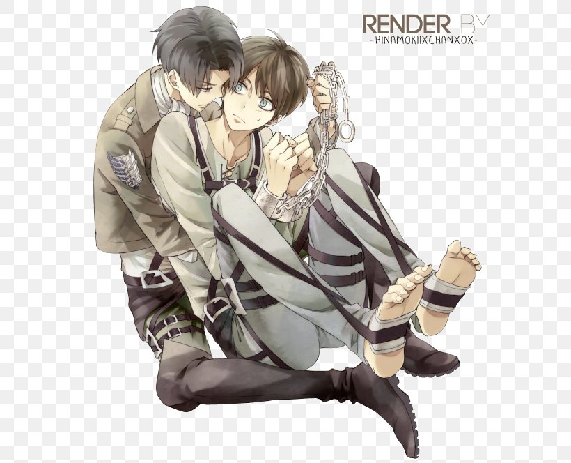 Eren Yeager Mikasa Ackerman Levi Rendering Attack On Titan, PNG, 600x664px, Watercolor, Cartoon, Flower, Frame, Heart Download Free