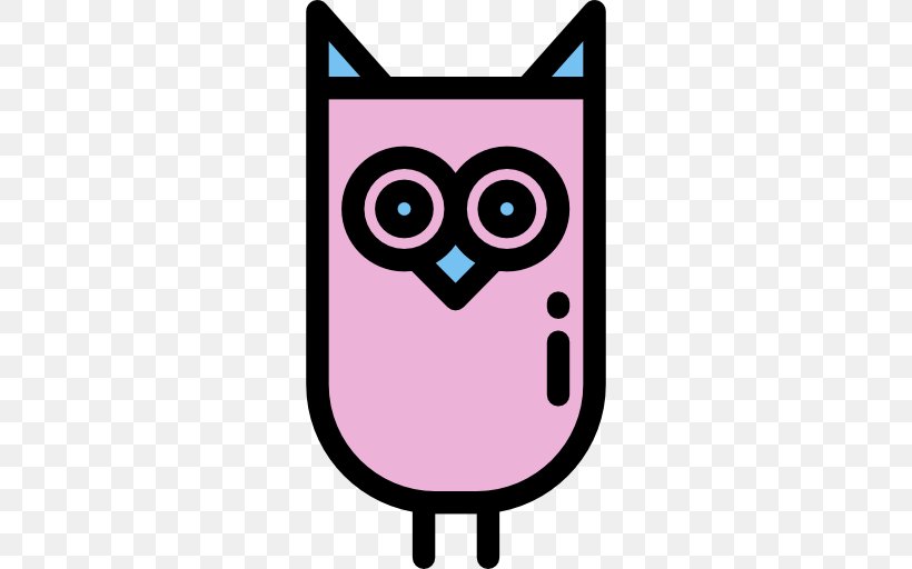 Owl Clip Art, PNG, 512x512px, Owl, Animation, Bird, Bird Of Prey, Pink Download Free