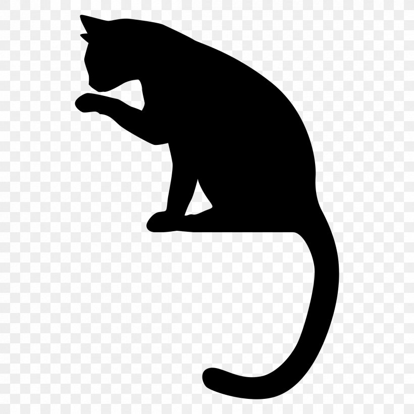 Cat Panther Silhouette Clip Art, PNG, 2400x2400px, Cat, Black, Black And White, Black Cat, Carnivoran Download Free