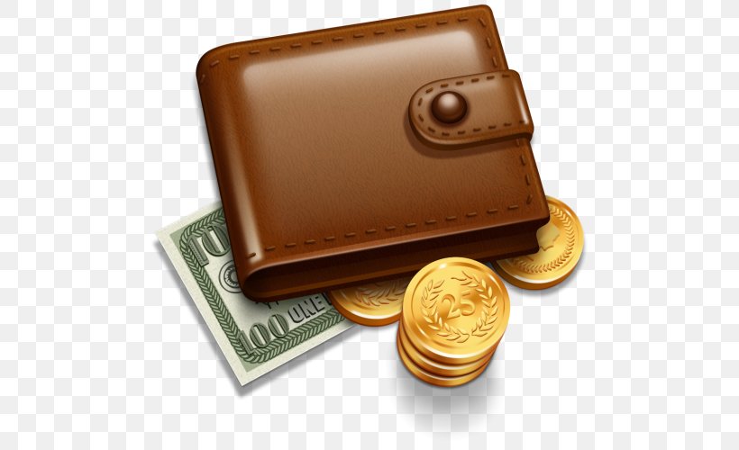 Wallet Coin Purse Clip Art, PNG, 500x500px, Wallet, Bag, Coin, Coin Purse, Credit Card Download Free